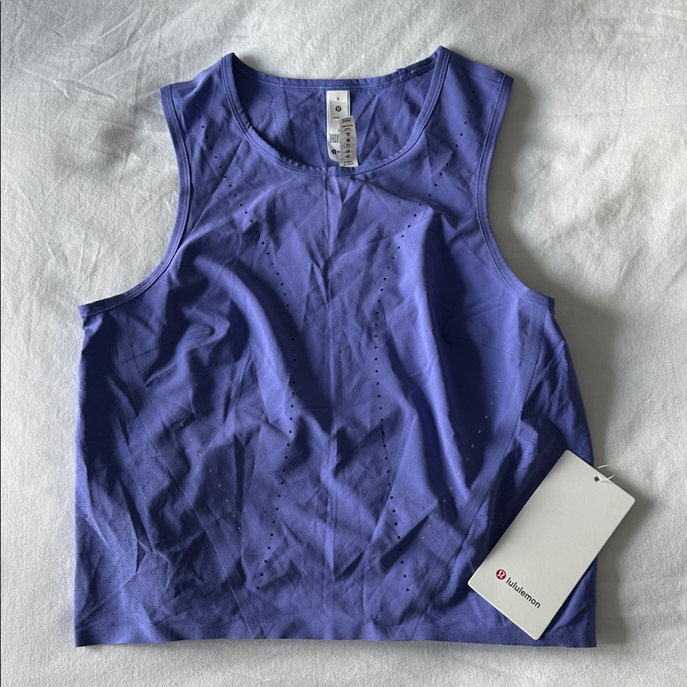 Lululemon Purple Swift Ventilated Running Top
